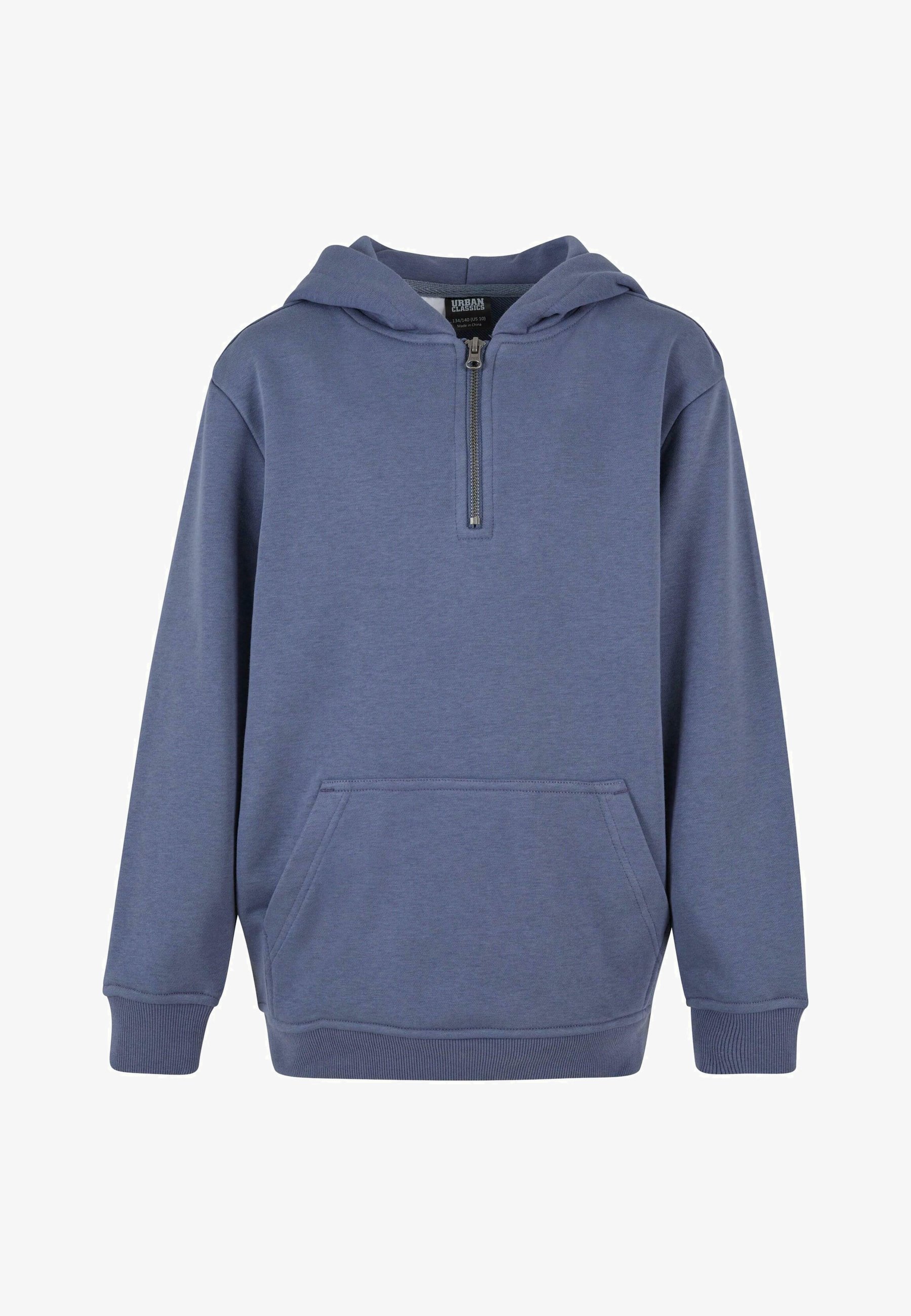 Urban Classics BOXY ZIP HOODY - Pusa - vintageblue