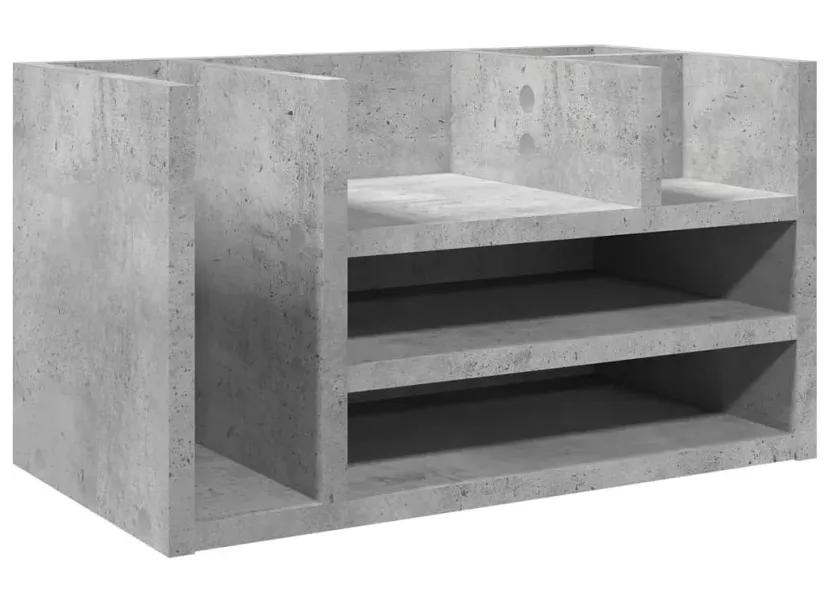 Klasyczny stojący organizer na biurko beton - Rivro