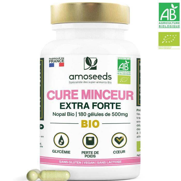 Cure Minceur Bio, Extra Forte | 180 gélules - Amoseeds