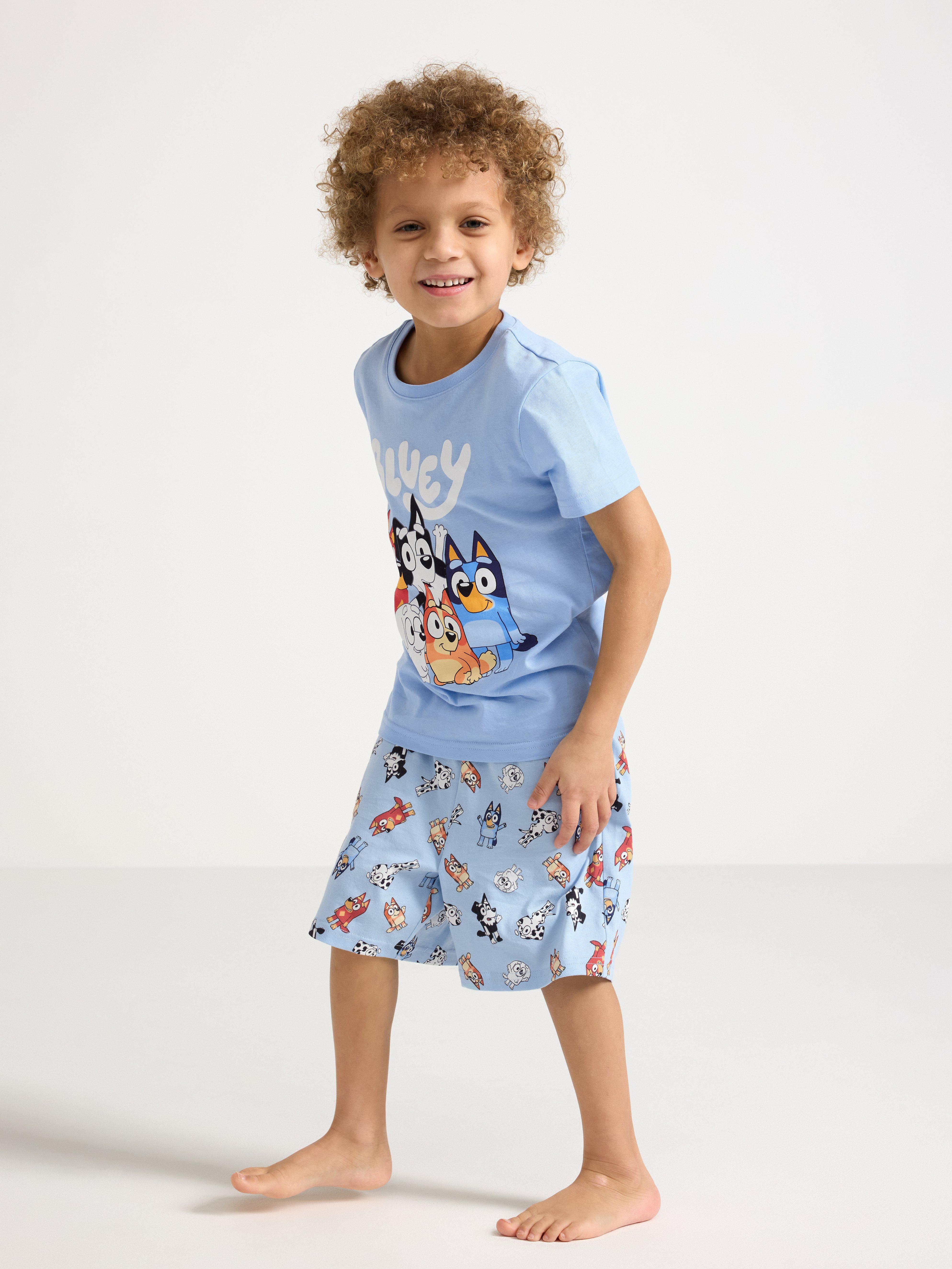 Pijama Bluey Azul Claro
