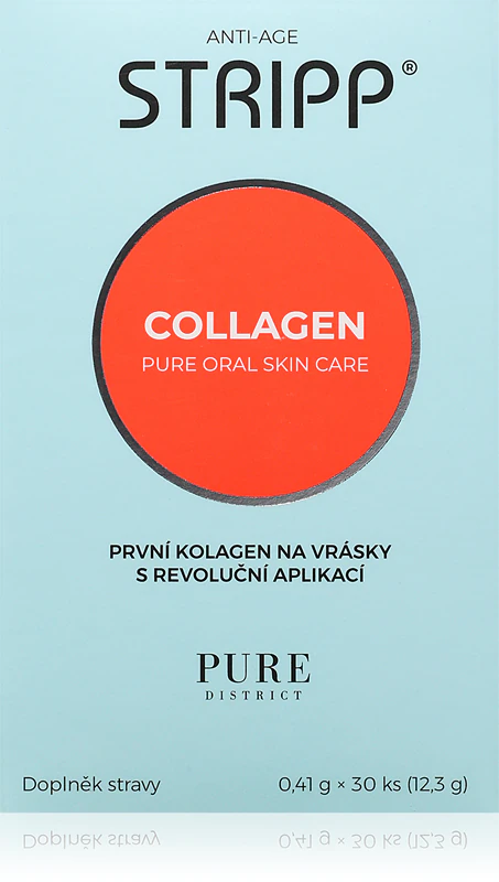 Pure District STRIPP® Collagen Nahrungsergänzungsmittel, oral lösliches Kollagen