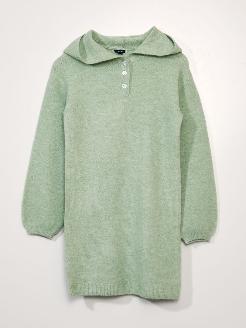 Maxi hoodie - Lichtgroen