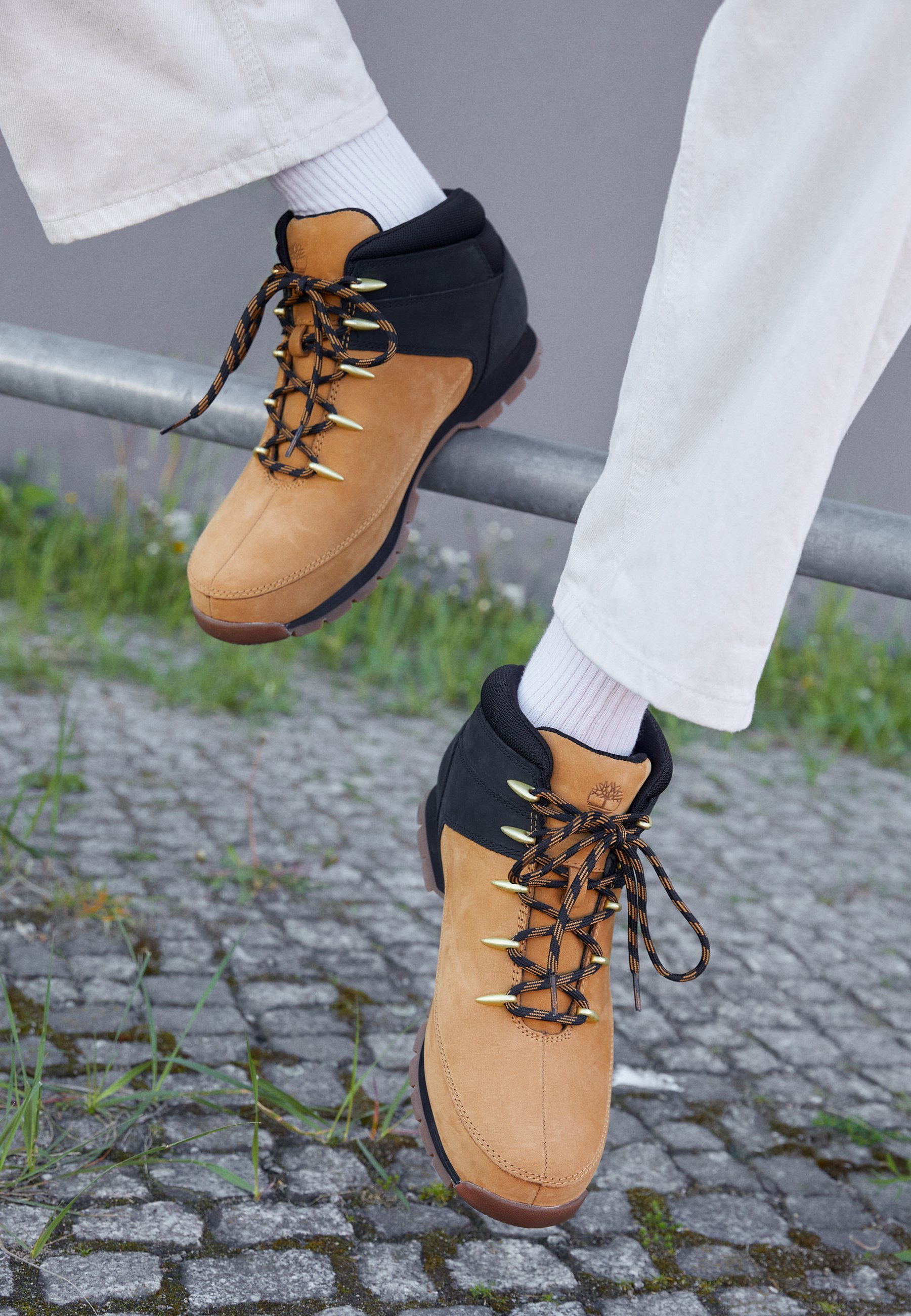 Timberland EURO SPRINT HIKER - Bottines à lacets - nubuck blé et noir