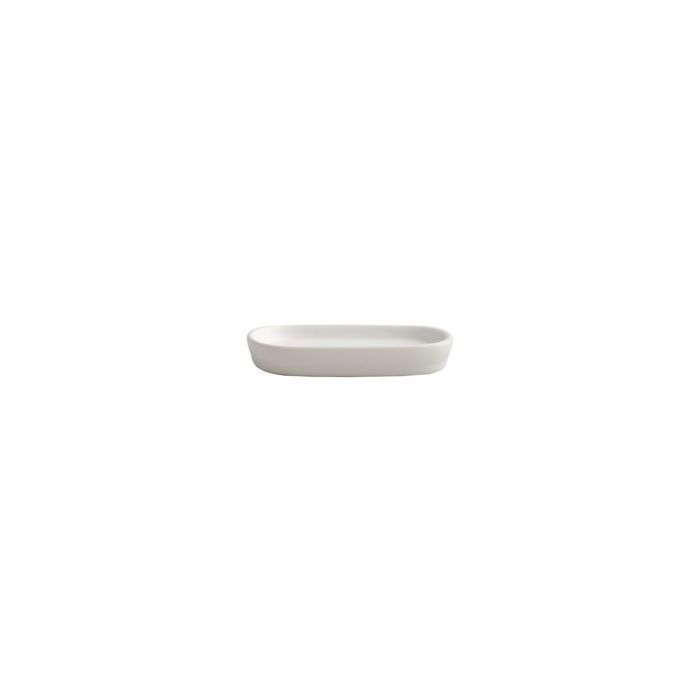 MAONIE Matte White Ceramic Bathroom Accessory Set of 3 MSV