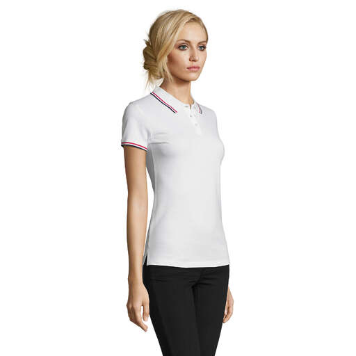  Prestige-Poloshirt für Damen mit kontrastierenden Rayas