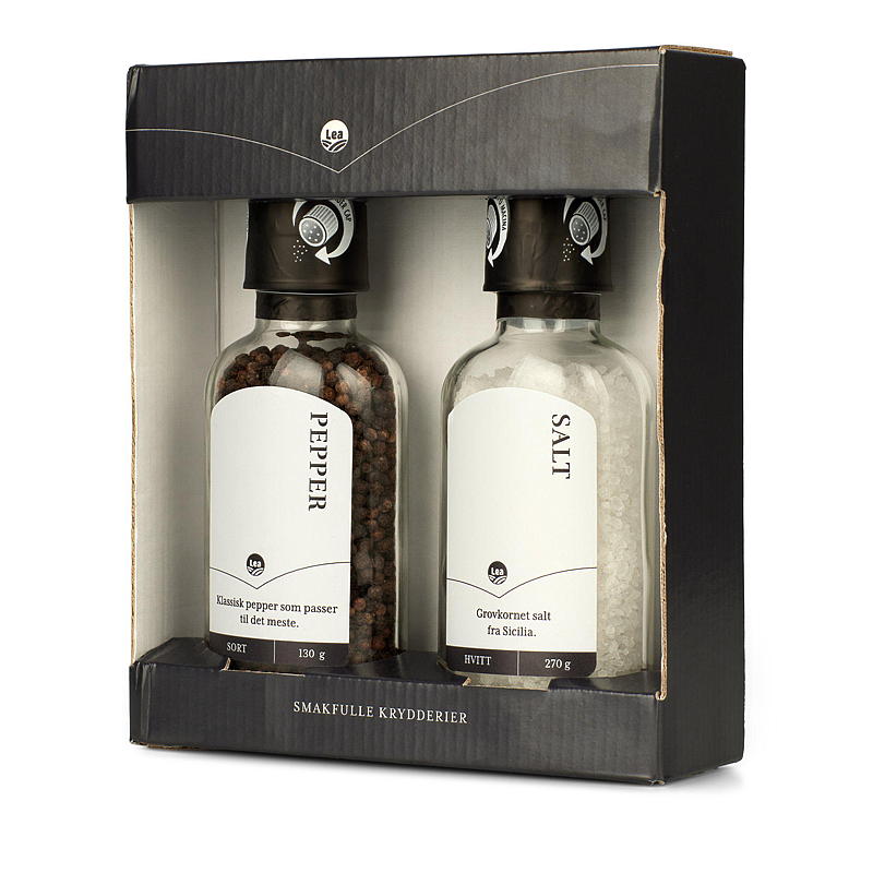 Set regalo Lea con sale e pepe e macinino