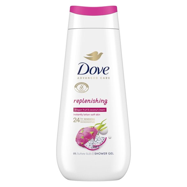 Dove Advanced Care Replenishing Dragonfruit & Coconut Cream Douchegel 225ml