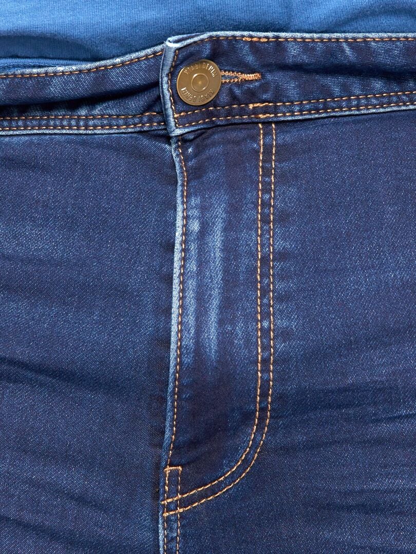 Calça jeans slim stretch - AZUL