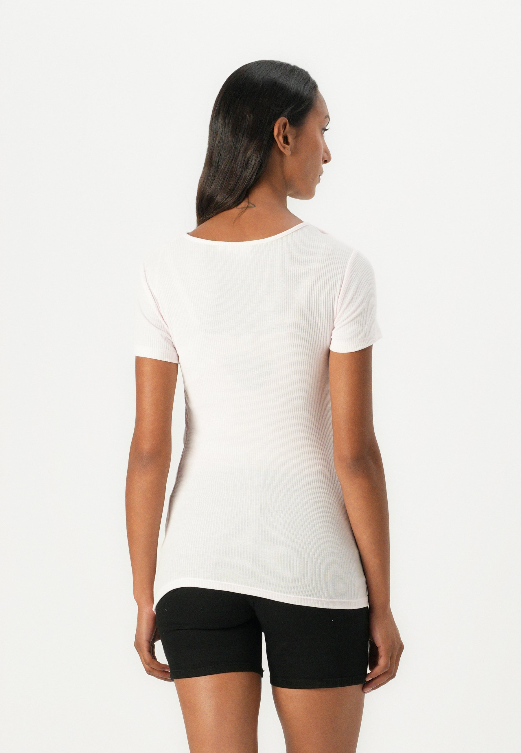 SOLO MATERNITÀ OLMEMMA DUA O ALLATTAMENTO AL COLLO - T-shirt base - rosa marshmallow