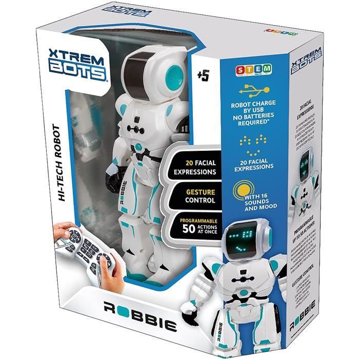Robot telecomandato per bambini - 123 - Robbie - Bianco - Bambino - Robot telecomandato - Unisex