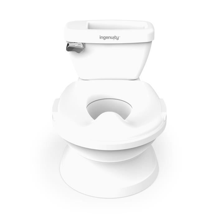 Mini toilette enfant blanche et réhausseur de toilette pliable Ingenuity