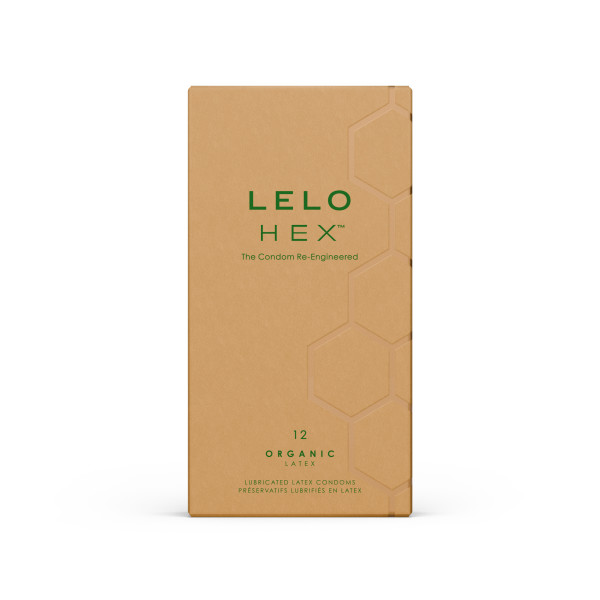 Préservatifs bio Lelo HEX, boîte de 12