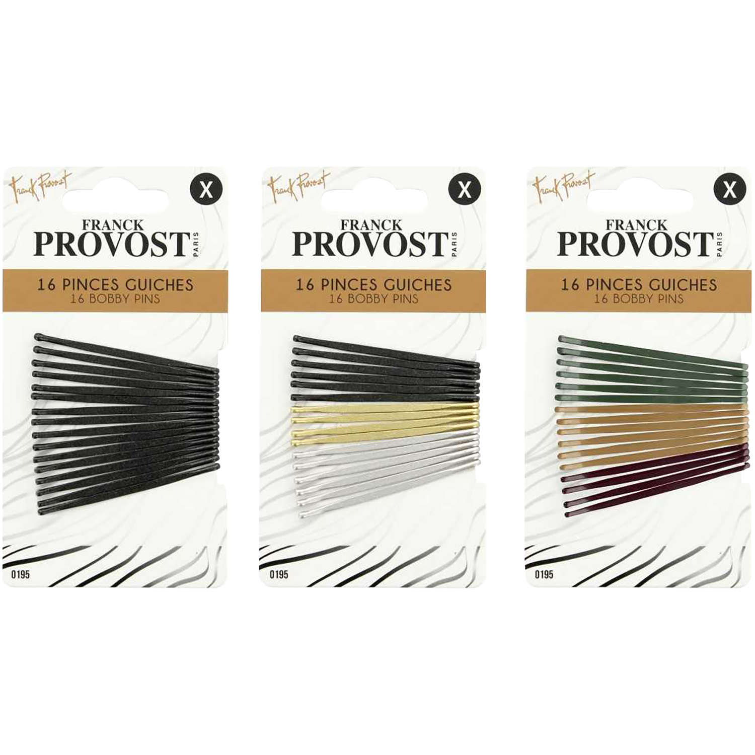 Set de agrafe de păr Franck Provost, 16 bucăți