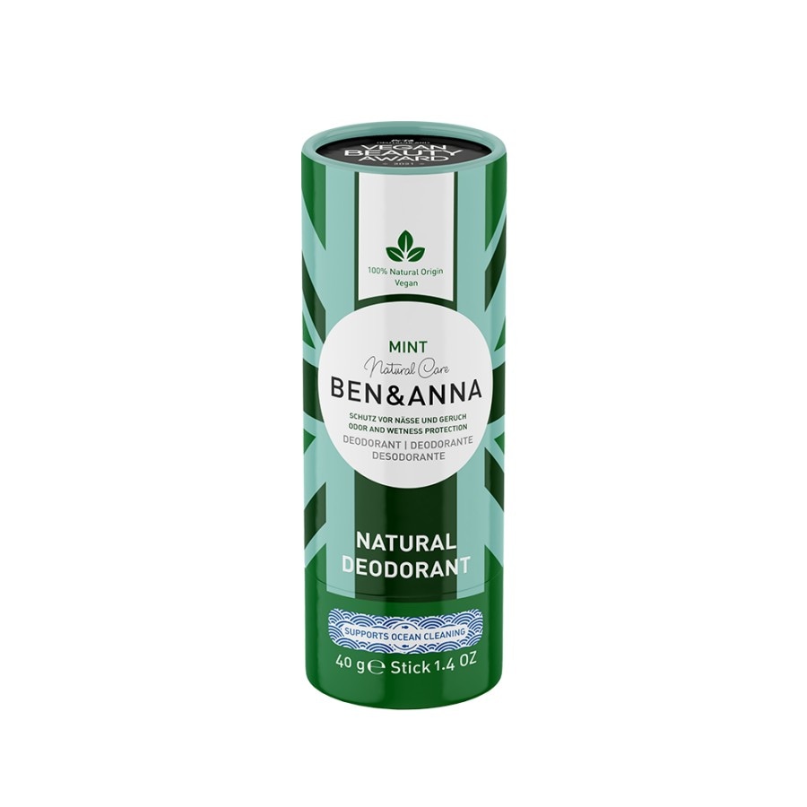 Ben & Anna Deodorante Papertube Deodorante Menta – 40 g