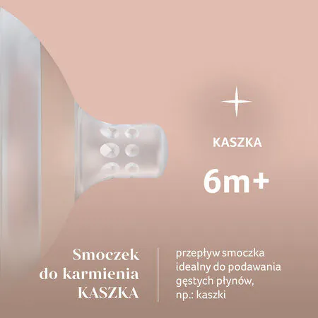 Lovi Smoczek dynamiczny do karmienia Lovi Mammafeel 6m+ kaszka