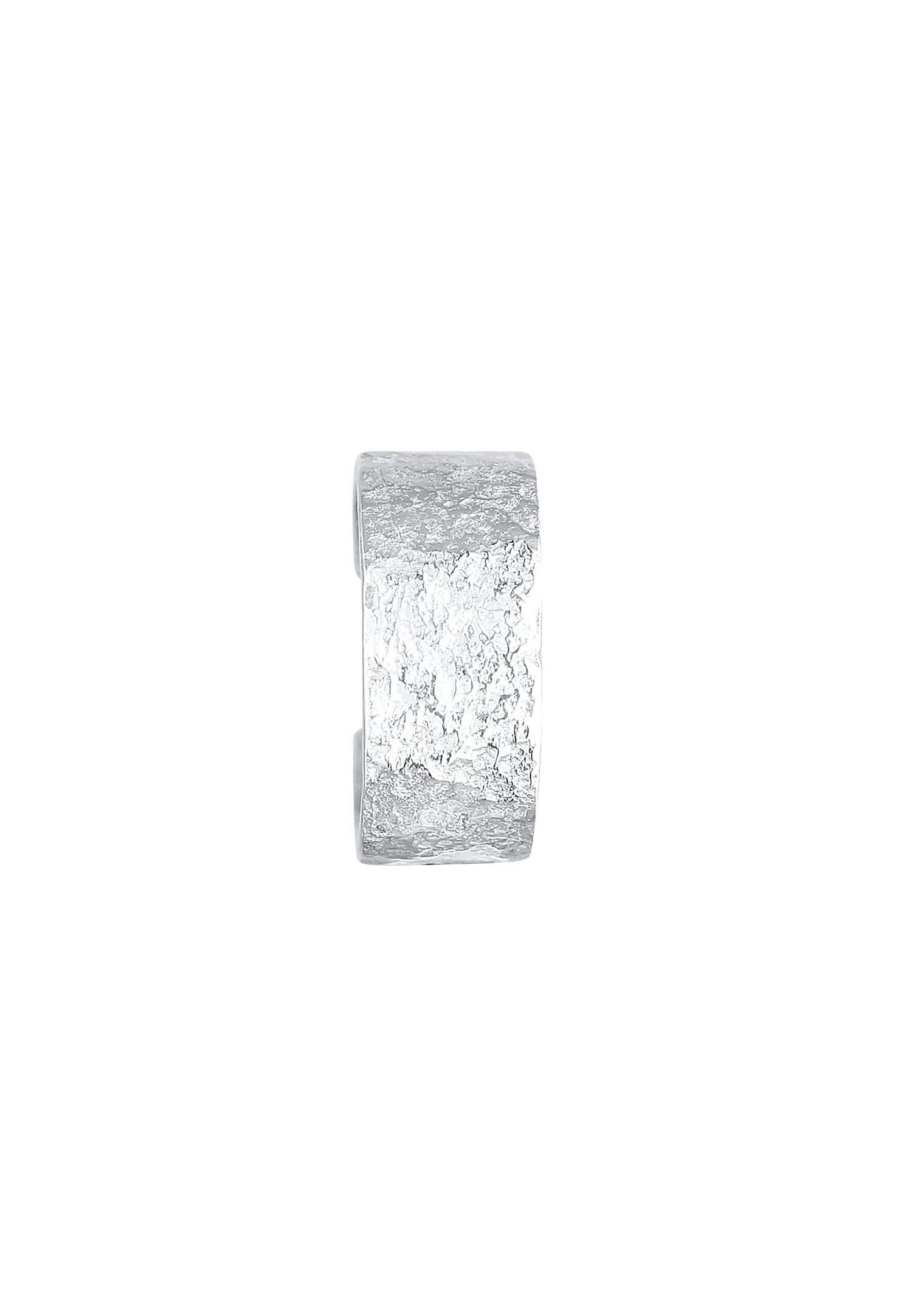 KUZZOI Earcuff Hommes Brossé Argent Sterling 925