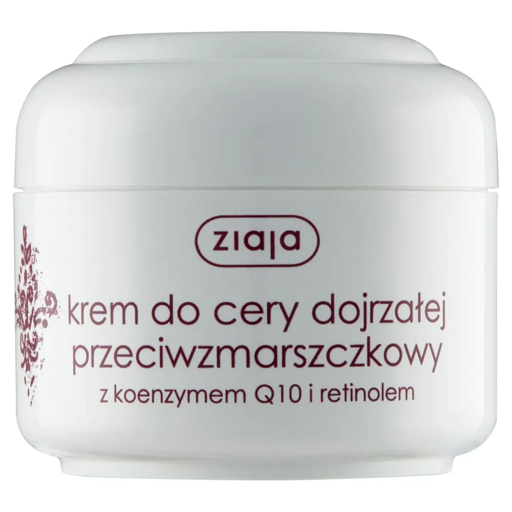 Ziaja Krem przeciwzmarszczkowy z koenzymem Q10 i retinolem