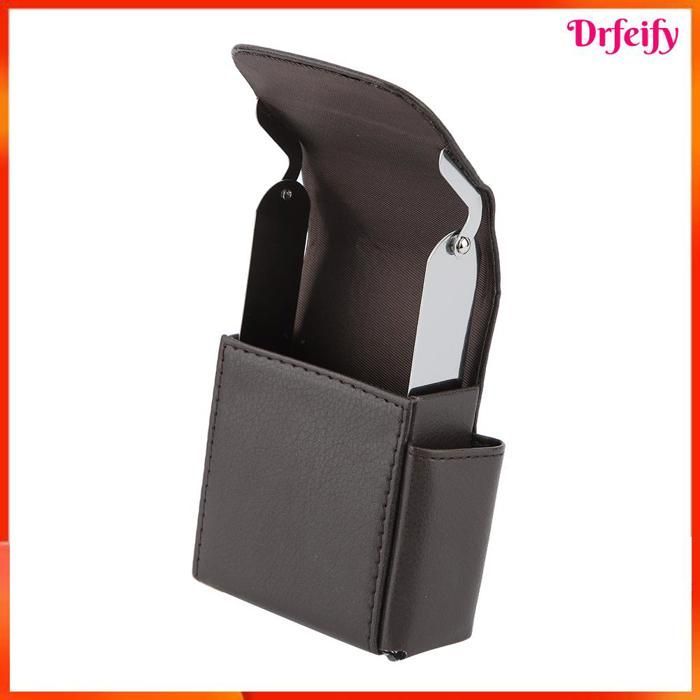 Akozon Accessoires pour fumeurs Étui à Cigarettes En Cuir Synthétique Pour Homme Joli Cadeau SG meuble rangement