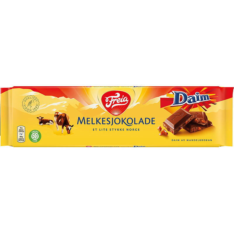 Freia Mjölkchoklad Daim 200 g Freia