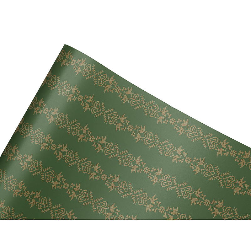 Papel de regalo navideño para el hogar, 4 x 70 cm, Kraft
