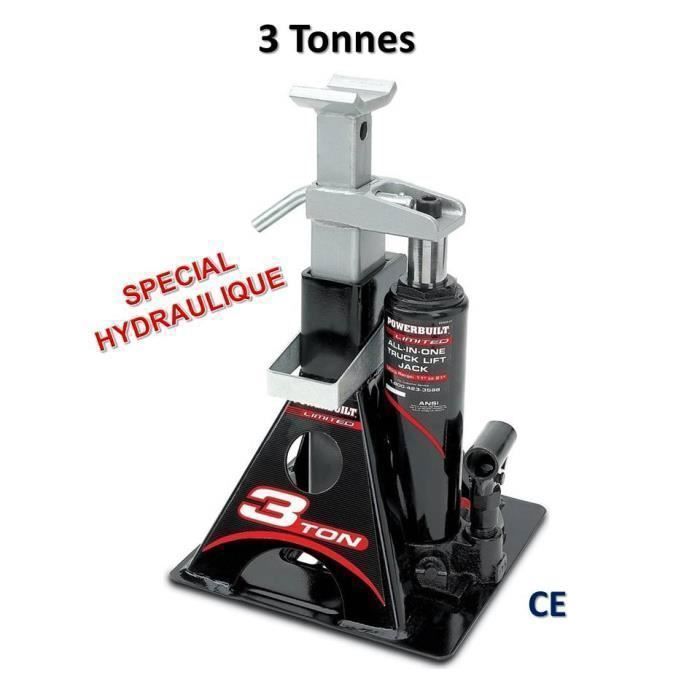 Hydraulic Jack Stand - SICOBA EXPRESS EQUIPMENT - 3T Jack Stand, 3-ton Bottle Jack