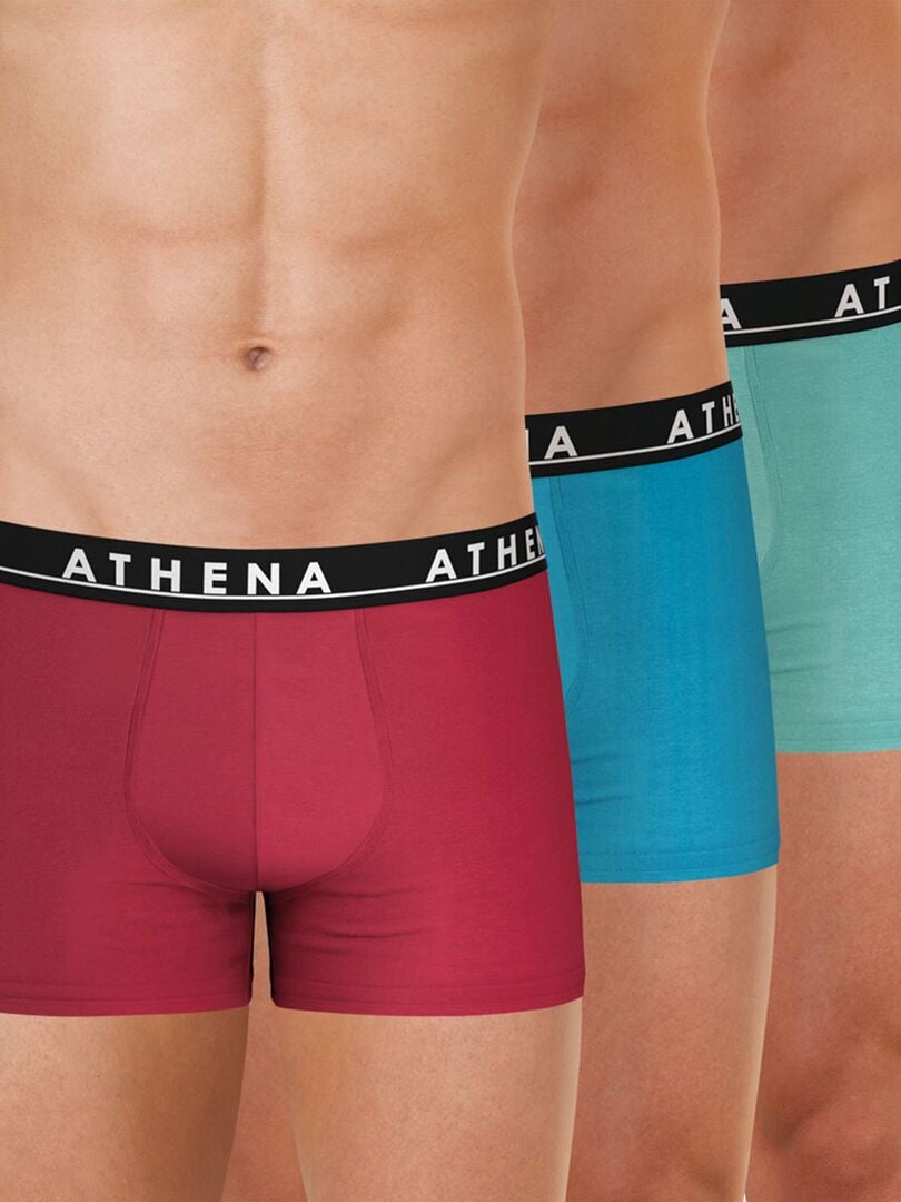 Conjunto de 3 cuecas boxer - VERMELHAS