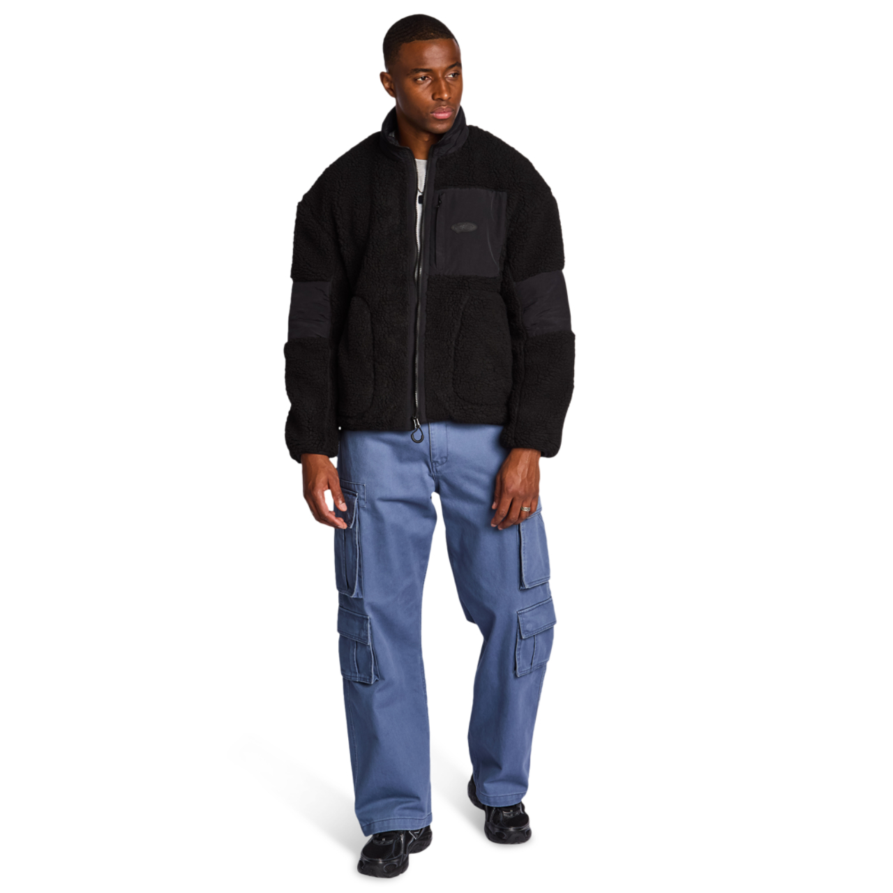 Street Cartel Leonardo Borg Full Zip Sherpa