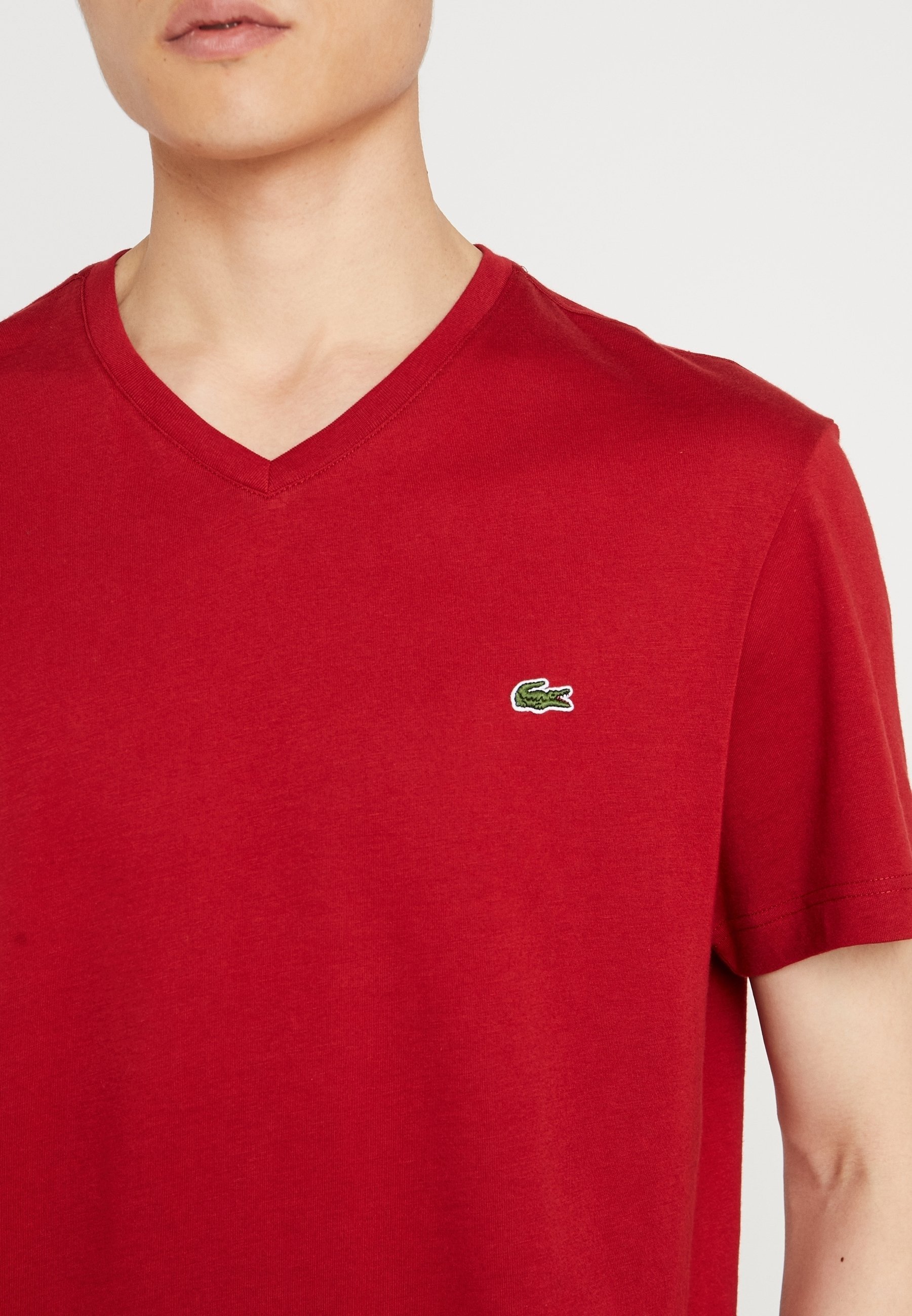 Lacoste Basic T-shirt - donkerrood