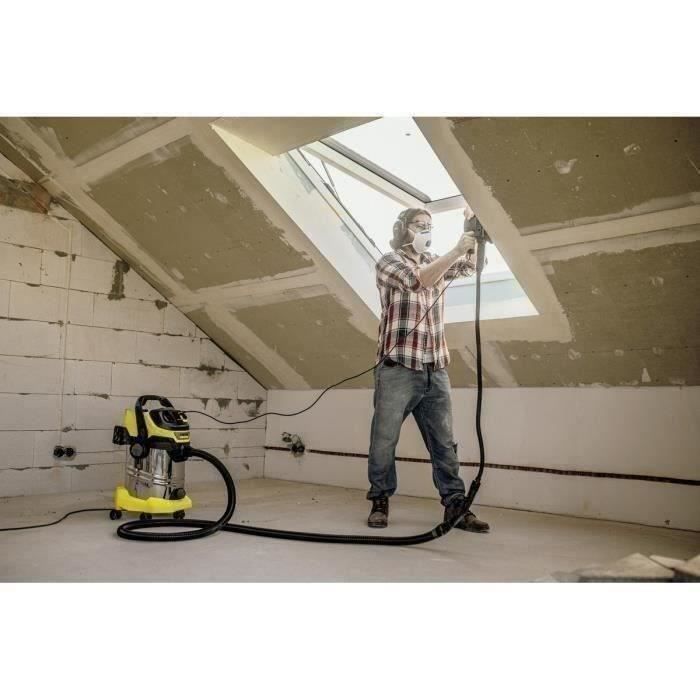 Aspiradora en seco y húmedo KARCHER WD 6 PS V-30/6/22/T - Depósito de acero inoxidable de 30 L - 1300 W