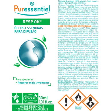 Puressentiel Respiratoire Huiles Essentielles Diffusion Zuiverende en verzachtende diffusieolie 30 ml 30 ml