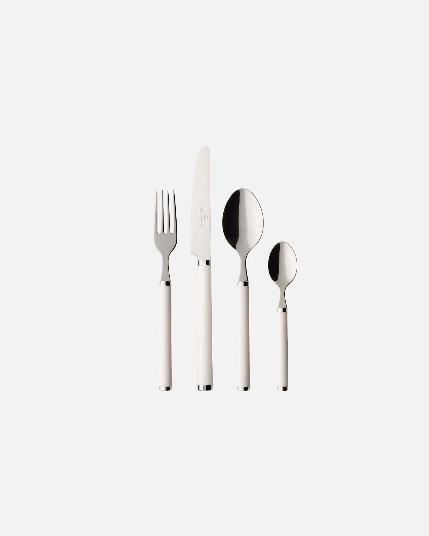 Villeroy & Boch stalo įrankių rinkinys, 24 dalių dėklas, „Play! White Pearl“ – 1 dalis