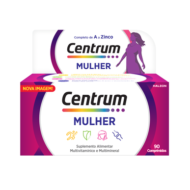 Centrum Suplemento Multivitamínico Centrum Mulher      90 comprimidos 90 comprimidos