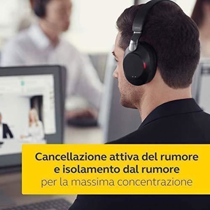 Jabra Evolve2 85 pc-headset - Draadloos - Ruisonderdrukking - Lange batterijduur