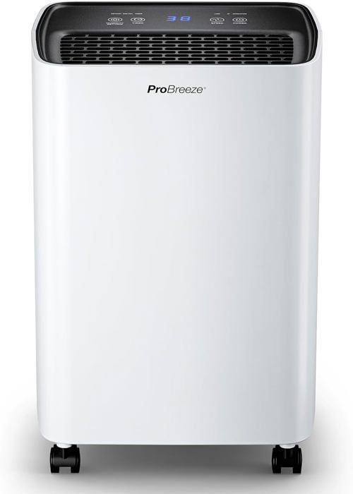 Deshumidificador de aire Pro Breeze - 6 l/día - Potente compresor - Temporizador de 24 horas - Ahorro de energía