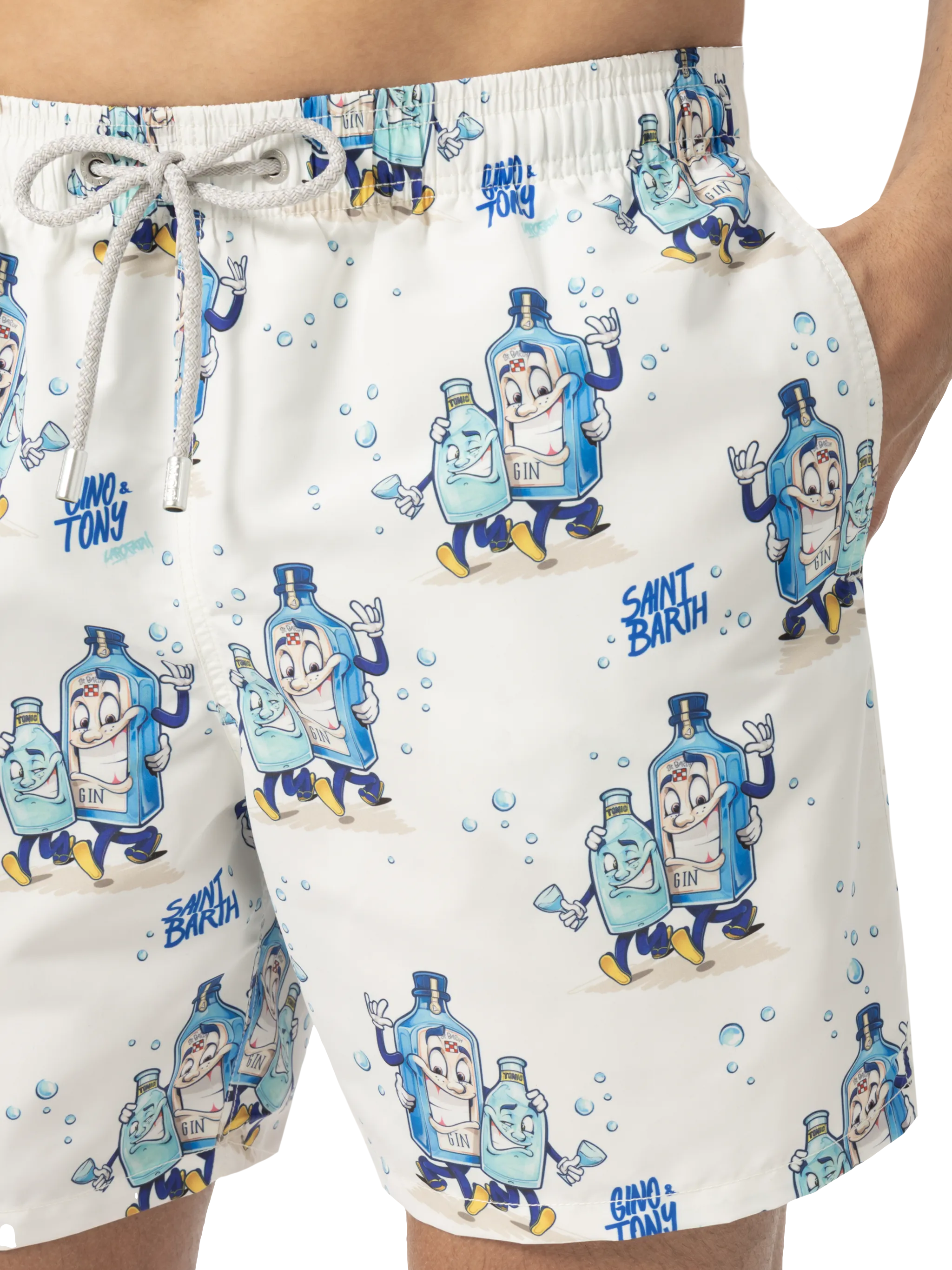 Gustavia midi-badpak met cocktailprint | CRYPTOPUPP