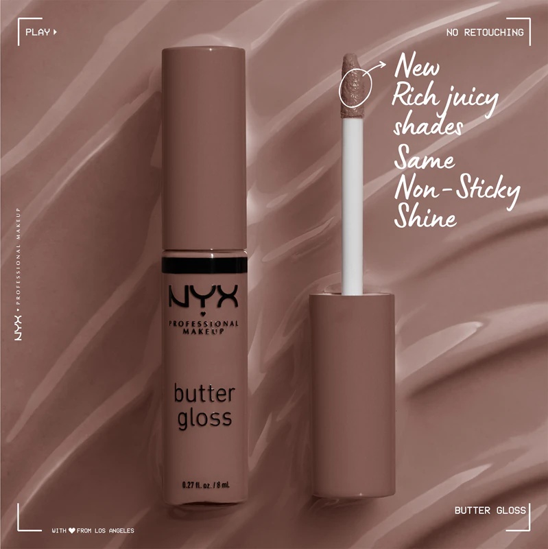 NYX Professional Makeup Butter Gloss lūpu spīdums