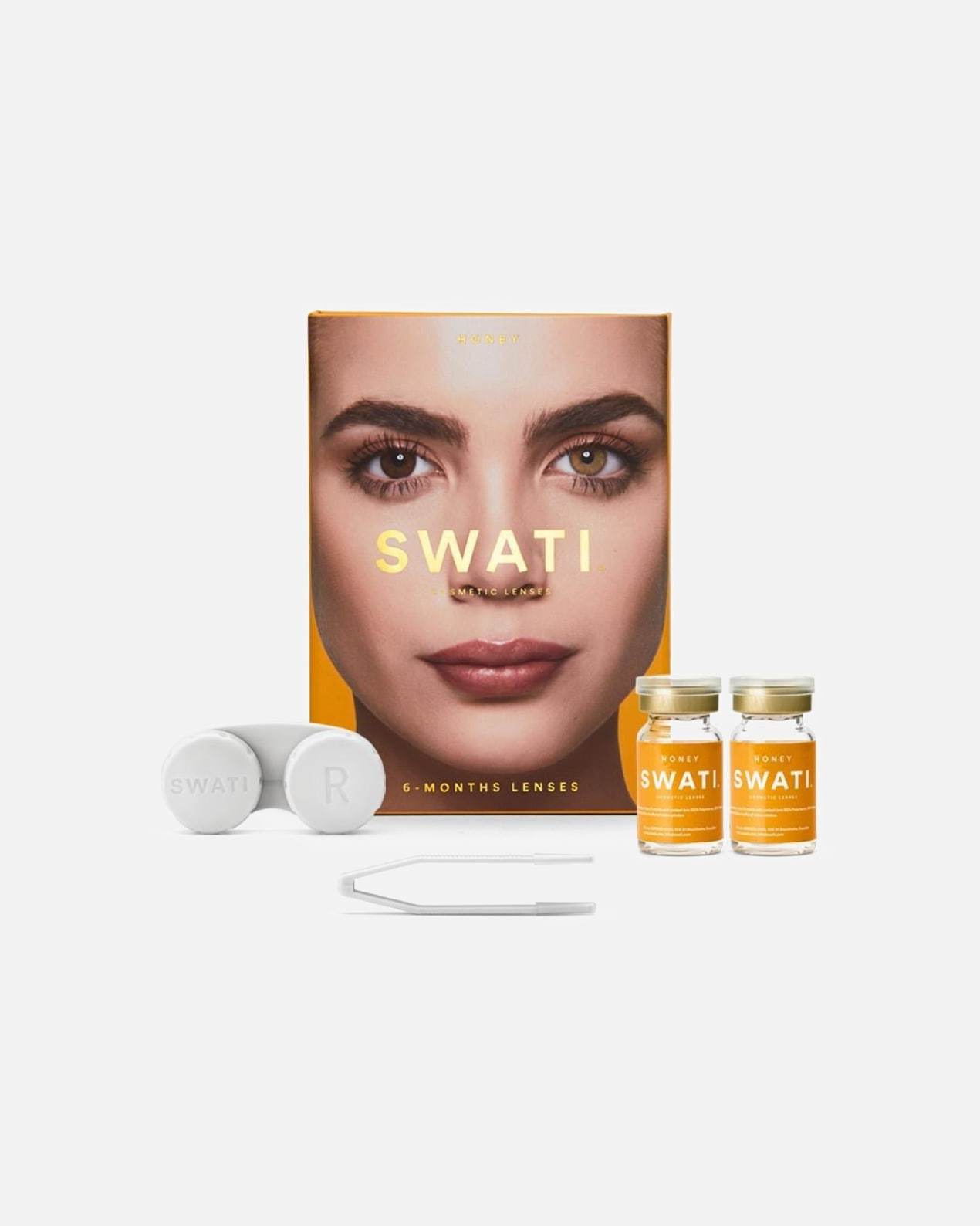 „Swati Honey“ kontaktiniai lęšiai – 1 pora