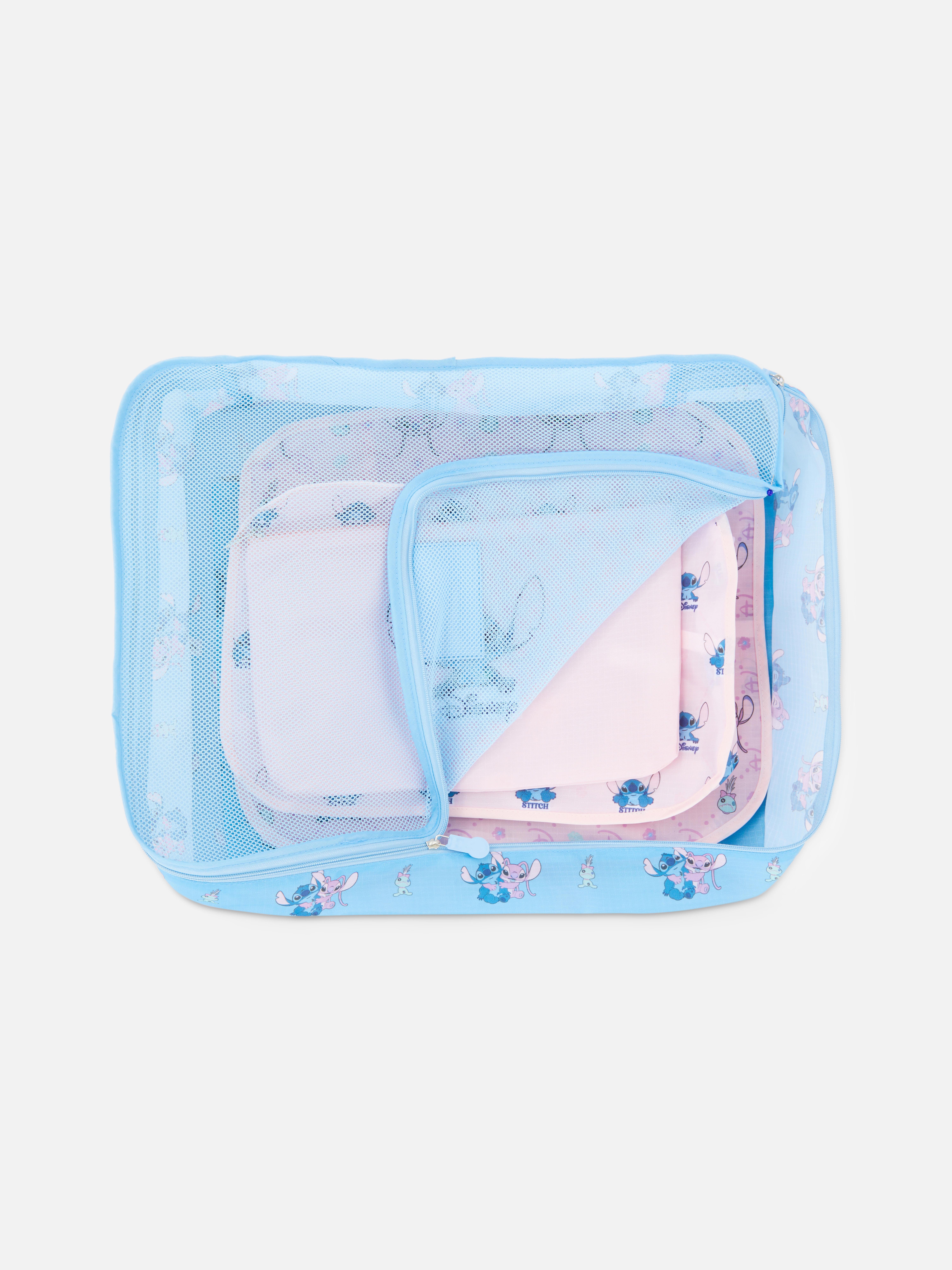 Organizatoarele de bagaje Disney Stitch & Angel Cheia unei valize organizate, dacă putem spune asta chiar noi