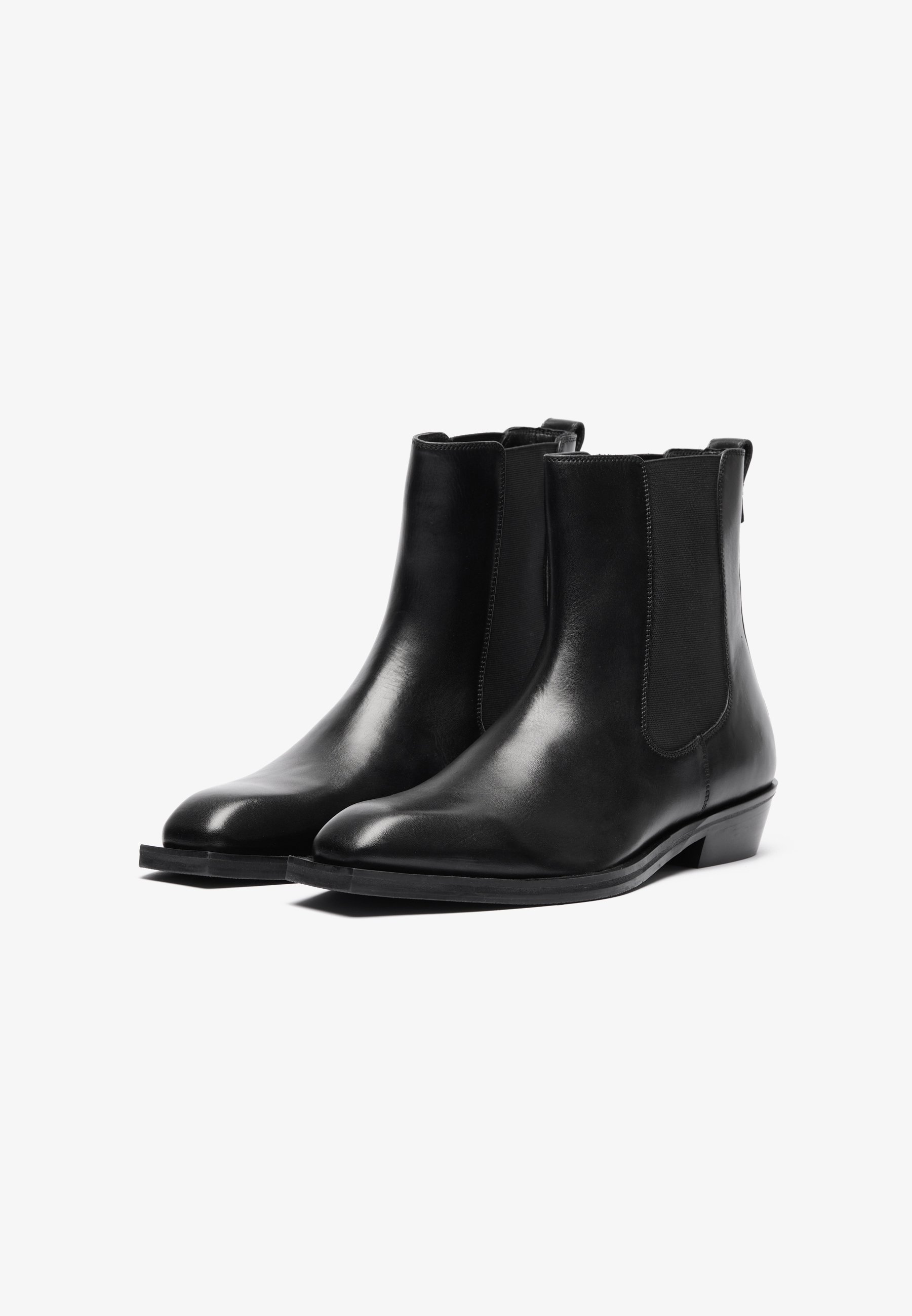Zign Studio LEDER - Klassische Stiefeletten - Schwarz
