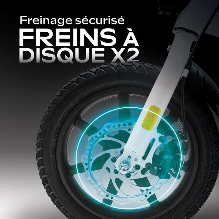 URBANGLIDE eBike 140 Rouge – Draisienne électrique 25 km/h 18 km