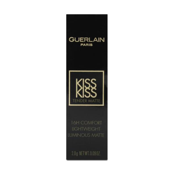 Guerlain Kiss Kiss Tender Matte Lipstick (Rtěnka s tenkým efektem) odstín 666 Lucky Pink
