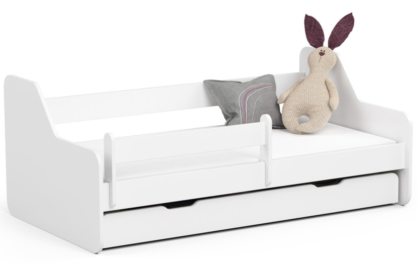 Łóżko dziecięce ACTIV 160x80 Białe   Materac