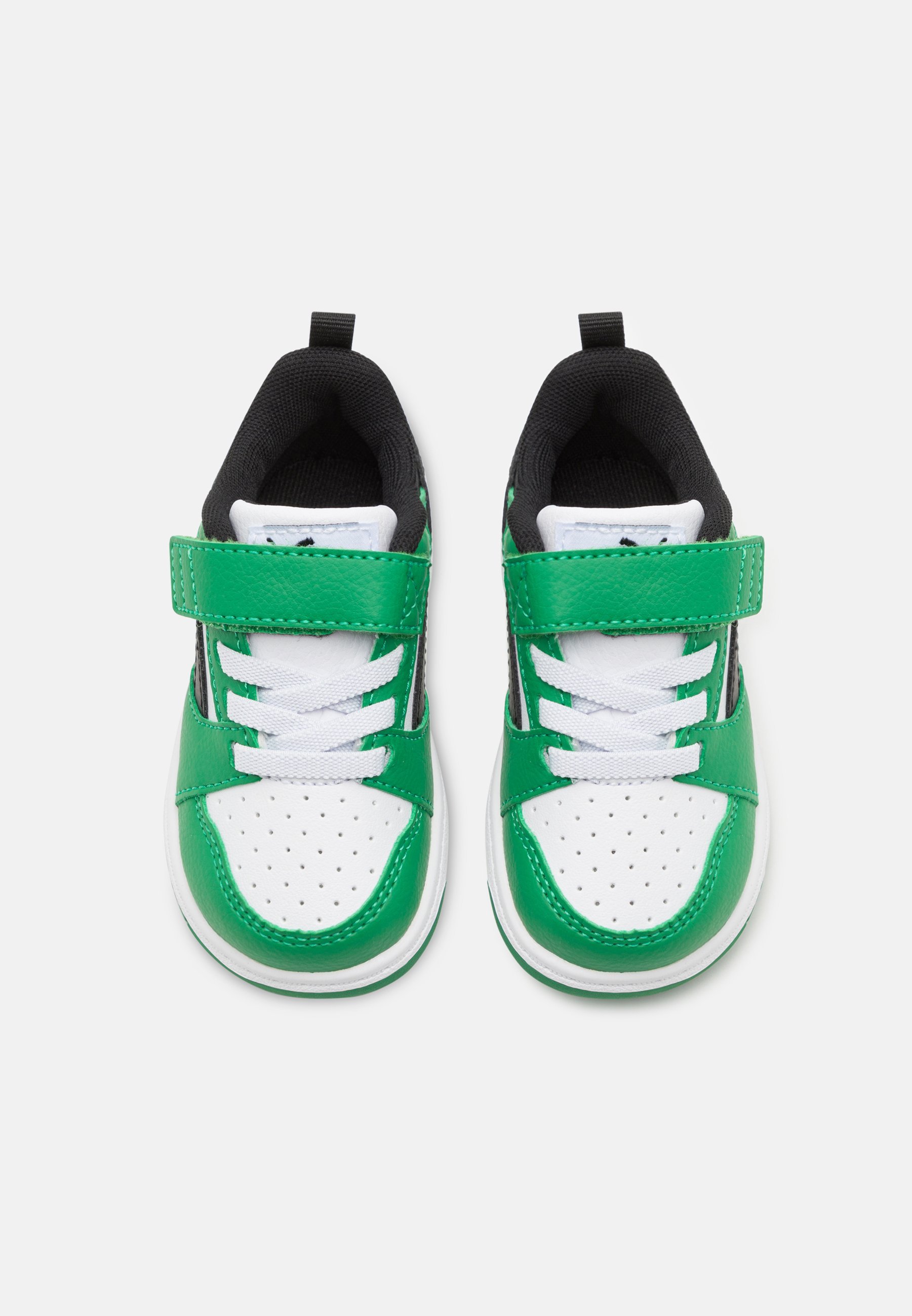 Puma REBOUND - Babyschoenen - wit/zwart/archiefgroen