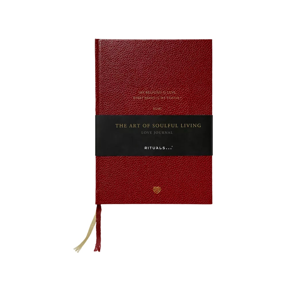 Ročno izdelan zvezek House of Rituals Love Journal z pozlačenimi robovi