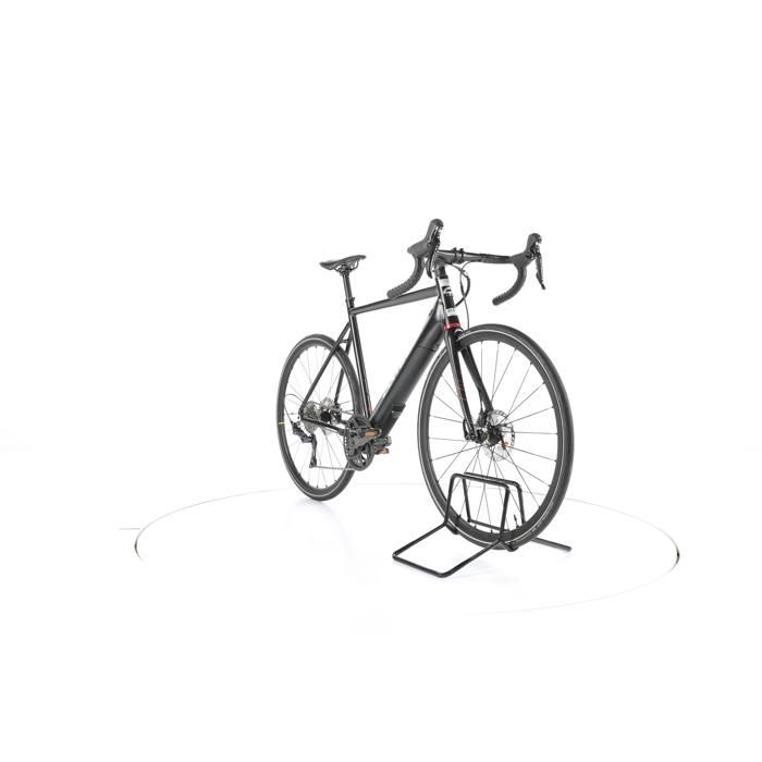 Bicicleta eléctrica - Corratec E-Corones Elite - negra - Bicicleta eléctrica de gravel y carretera - FAZUA 250 Wh reacondicionada
