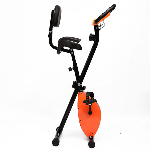 Vélo d'exercice pliable avec dossier