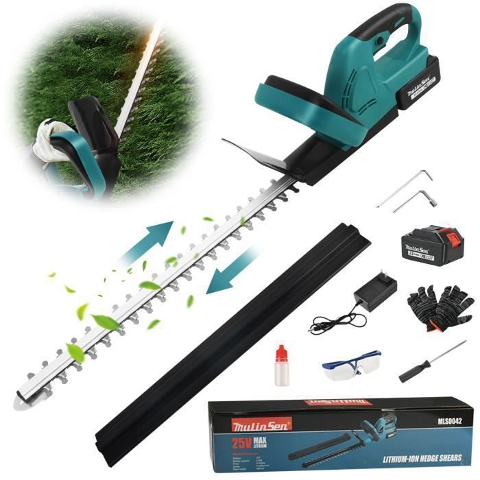 Taille-Haie sans Fil SK5 21V Moteur brushless Lame 53 cm Couleur Bleu 600W