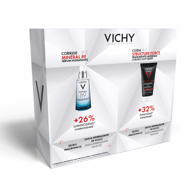 Vichy Structure Force Serum & Mineral 89-pakning Anti-aging ansiktssett for menn 1 enhet 1 enhet