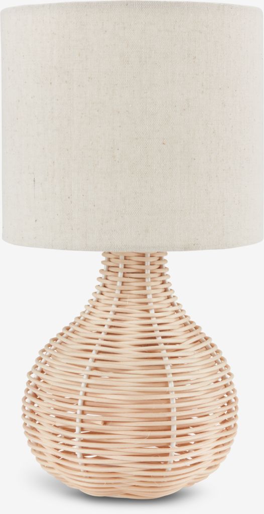 HELMER Namizna svetilka HELMER Ø17xV32cm naravna