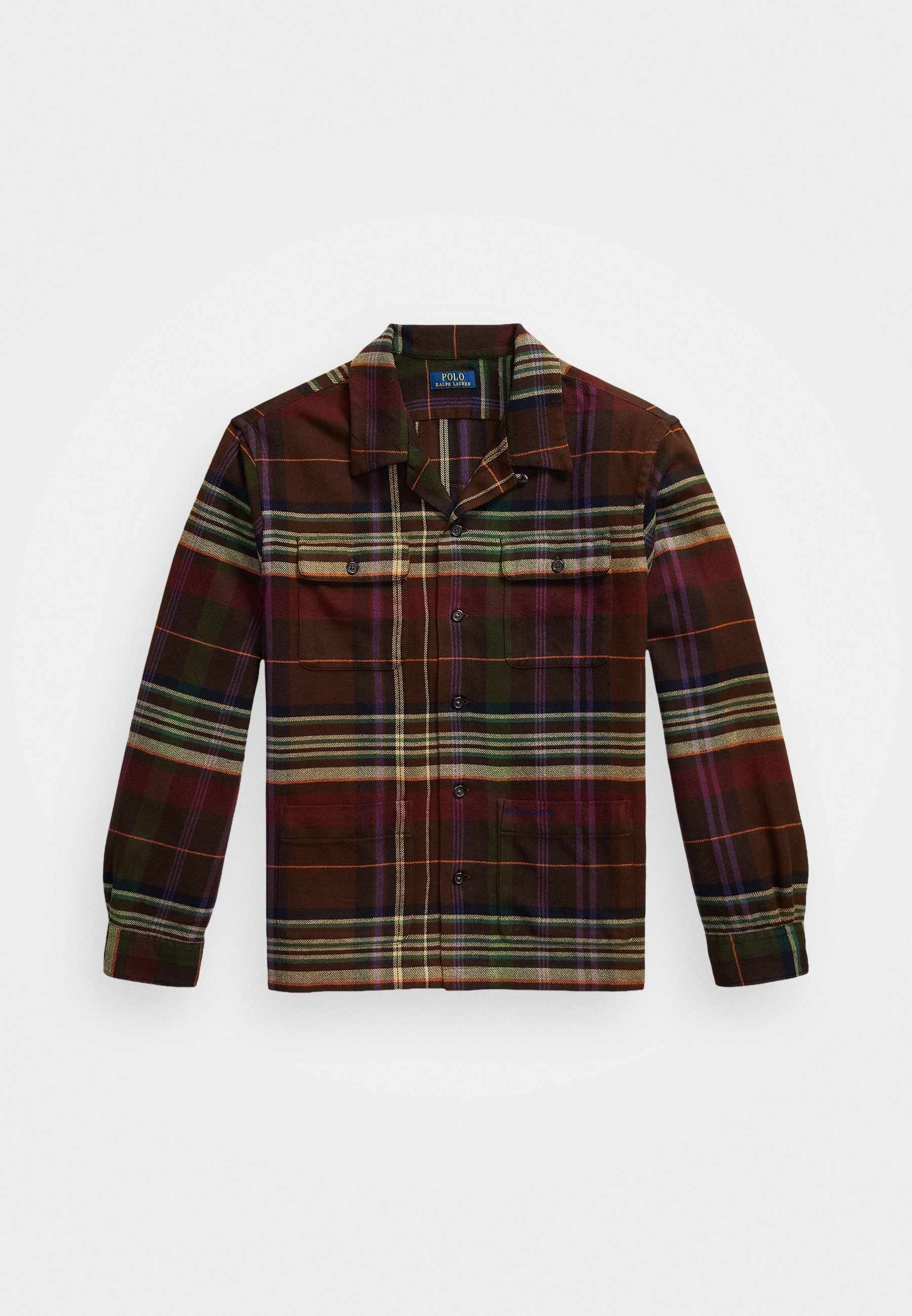 Polo Ralph Lauren kariertes Flanellhemd – braun/grün/mehrfarbig